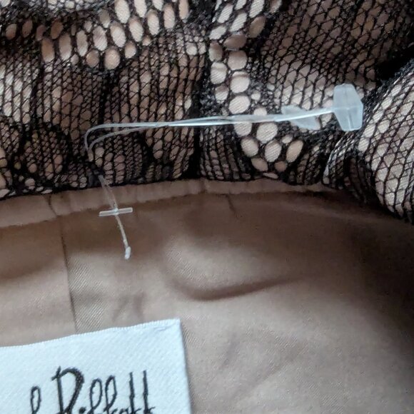 VTG Lace Overlay Jacket with Hood - Picture 8 of 15